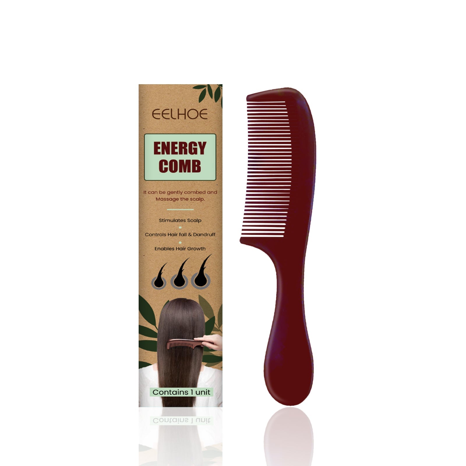 Hair Care Comb Scalp Massage Treatment Dry Hair Smooth No Tangles Hair Care Comb