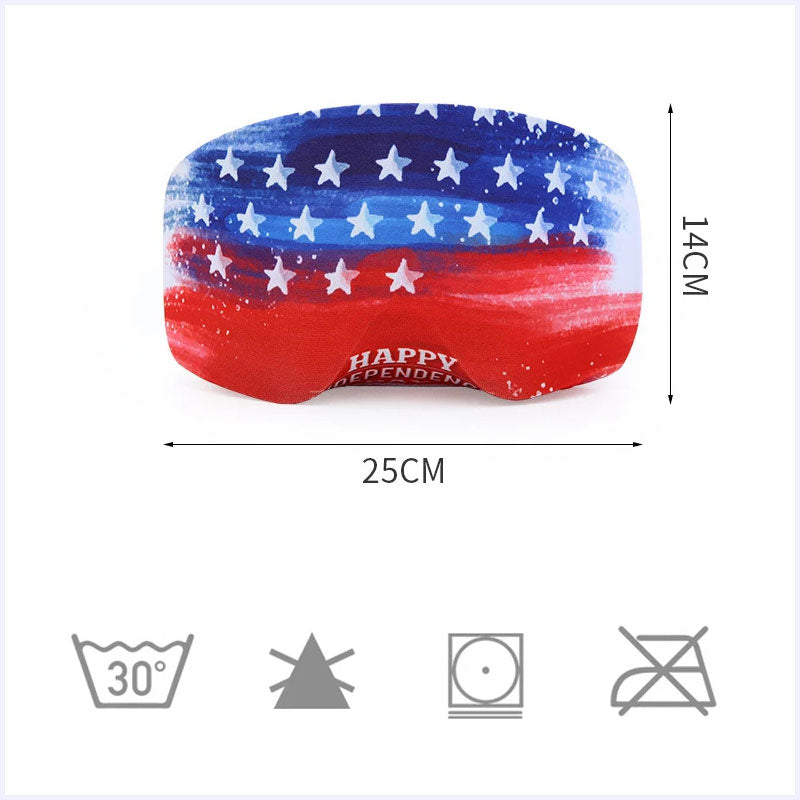Ski Goggle Cover Scratch-Proof Snowboarding Goggles Protector Stretchy Skiing Eyewear Covers Snow Sport Glasses Protective Gear