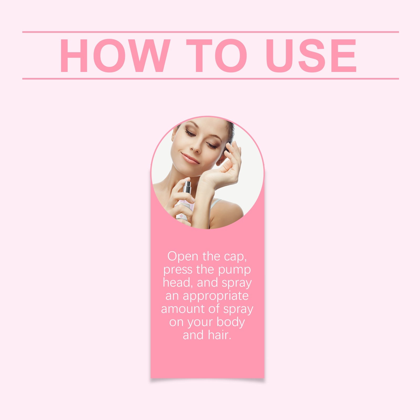 Body Hair Perfume Spray Body Skin Hair Long-Lasting Fresh Fragrance Spray