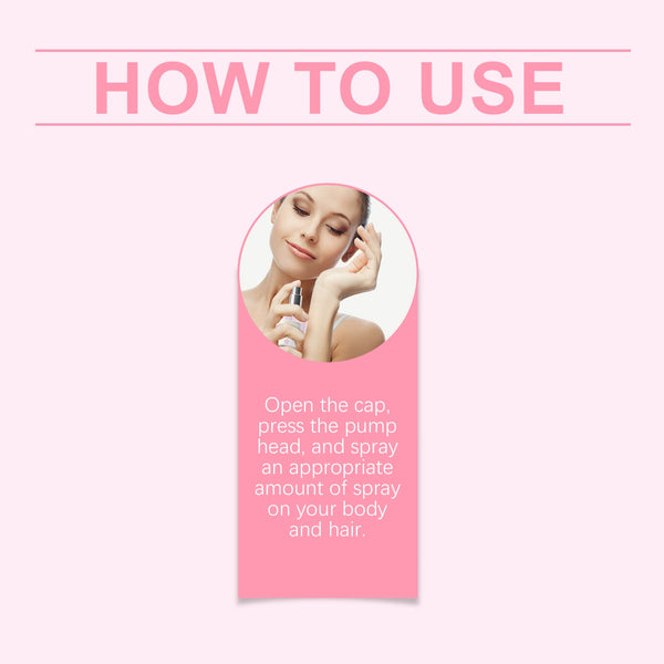 Body Hair Perfume Spray Body Skin Hair Long-Lasting Fresh Fragrance Spray