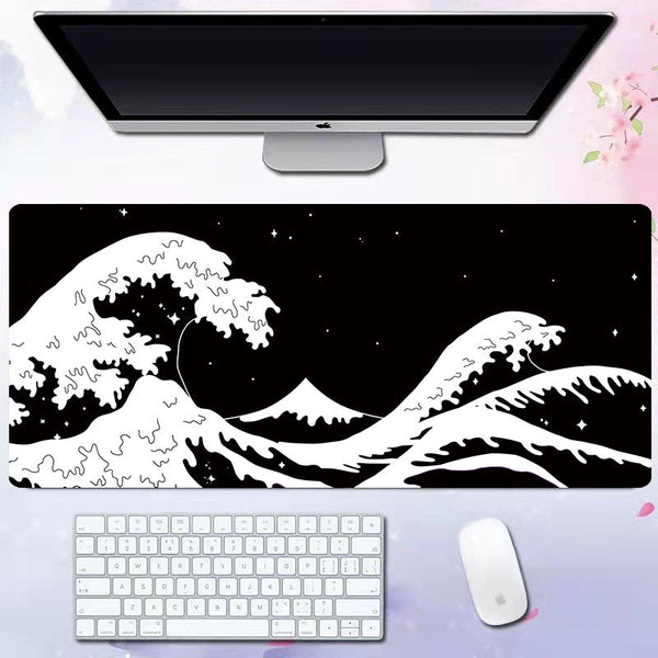 Wave mouse pad advertising game keyboard pad desk pad