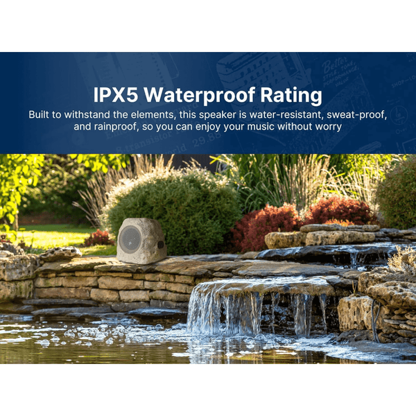 Emerson Rock Party Solar Multicolor LED Bluetooth Outdoor Speaker