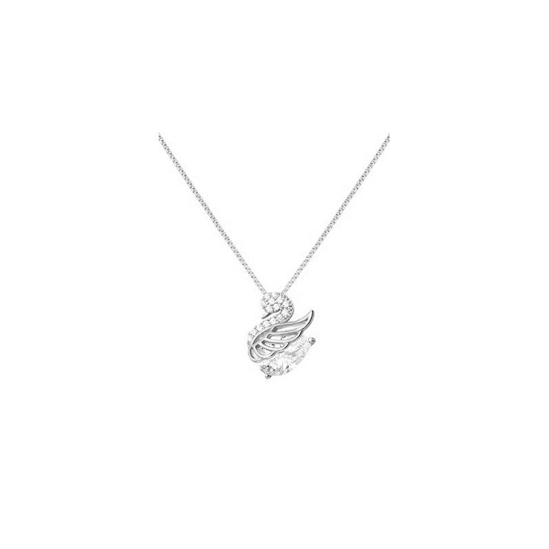 swan necklace women's light luxury high-end temperament collarbone chain TikTok same fashion versatile accessories