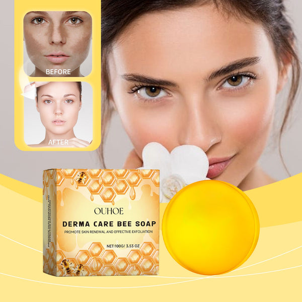 Derma Care Bee Soap, Repair Skin Moisturizing Skin Care Improve Skin Cleansing Foam Body Soap