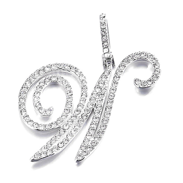 Hip hop accessories grass letter pendant melon seed buckle Cuban chain accessory