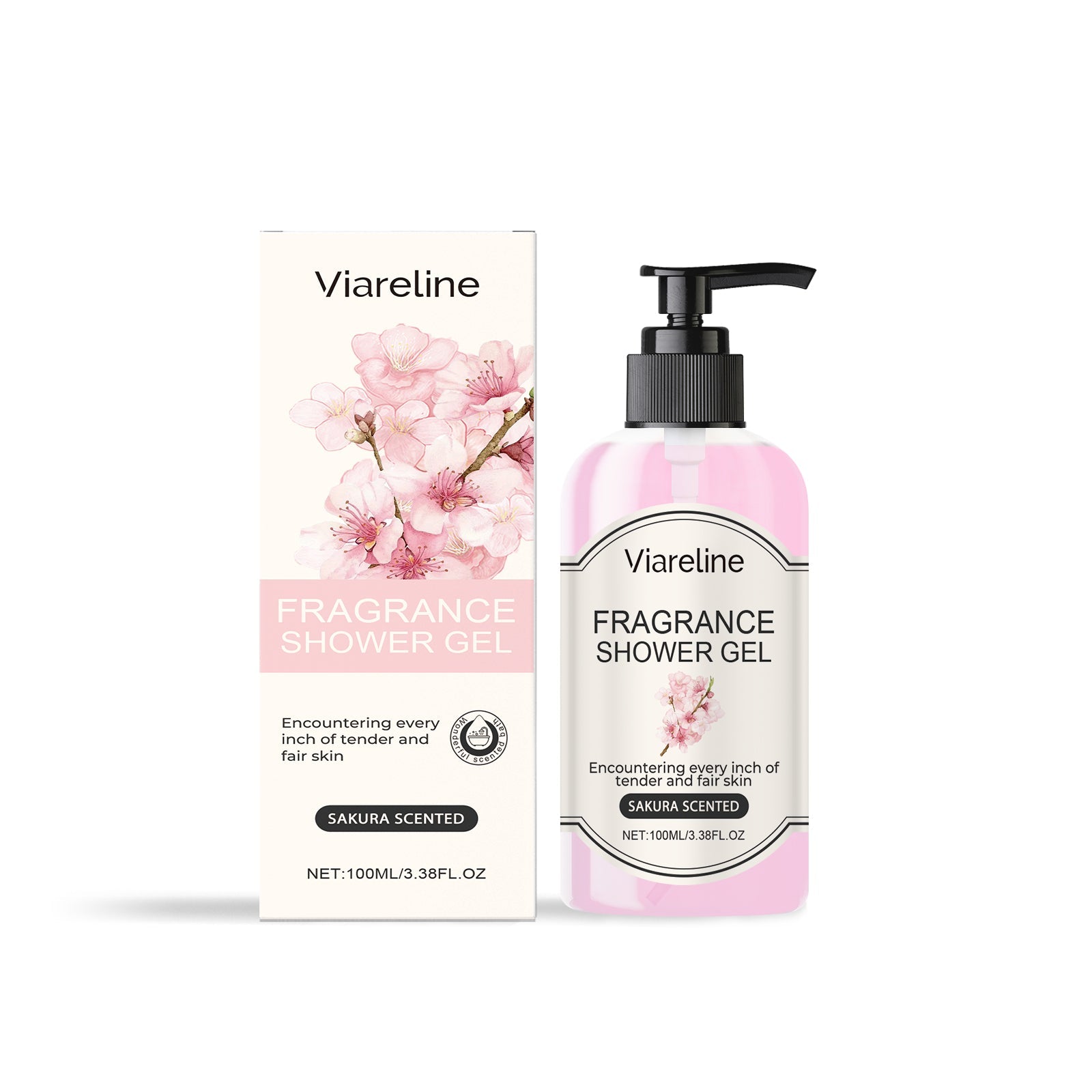 Fragrant Body Wash (Cherry Blossom Scent) Moisturize And Moisturize Skin To Improve Dry Women's Body Wash
