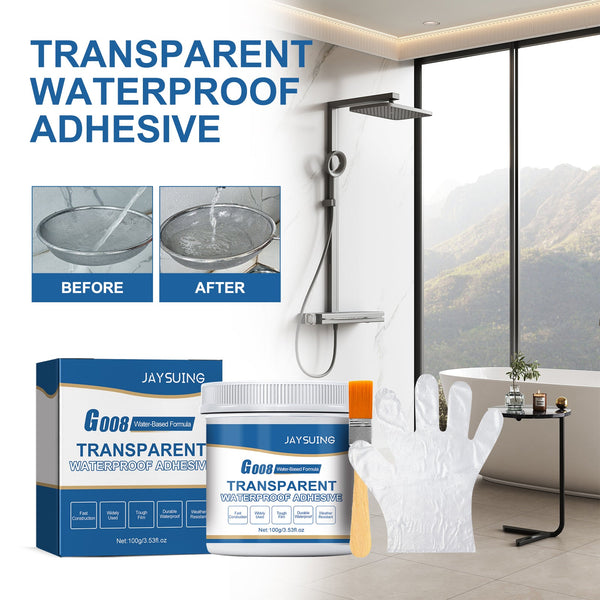 Transparent Waterproof Adhesive, Multi-functional Waterproof And Leakproof Sealing Paint For Household Kitchen And Bathroom Plumbing Roof Walls