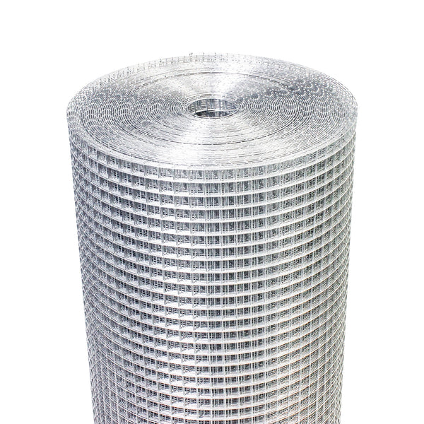 Hardware cloth 1/4 inch 48 inch x 100 foot 23 gauge, hot-dip galvanized welded metal wire fence roll