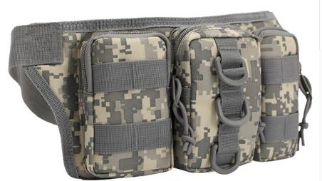 Black Hawk Commandos Waist Bag 3-Sack Portable Waterproof camouflage pack for Travel workout sports outdoor