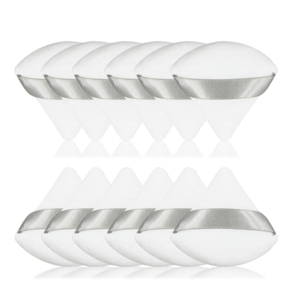 Triangle Dry Powder Puff Fiber Crystal Cotton Delicate On Makeup Beauty Tools Powder Puff