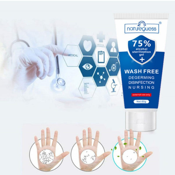 Travel Portable Hand Sanitizer Gel Anti-Bacteria Moisturizing Liquid Disposable No Clean Waterless Antibacterial Hand Gel