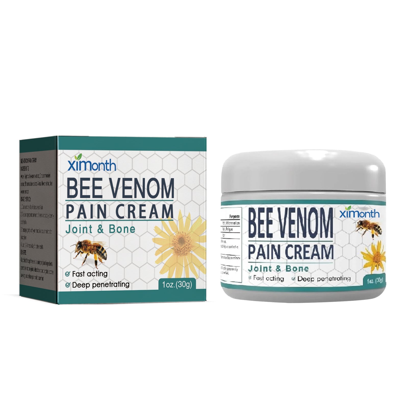 Bee Venom Joint Cream, Relieves Hands Legs Bones Knees Lumbar Spine Sedentary Joint Pain Body Care Cream