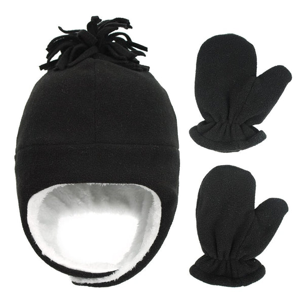 Hat Baby Boy Gloves Set Beanie Newborn Photography Accessories Children's Cap With Ears