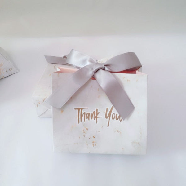 1PCS Marbled creative European style wedding sugar box wedding sugar bag wedding sugar box gift box bag paper bag