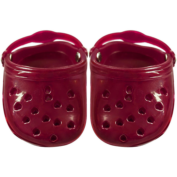 Heart Shaped Pet Dog Hole Shoes Silica Gel Wear-Resistant Breathable Slippers Dog Sandals Pet Decorations