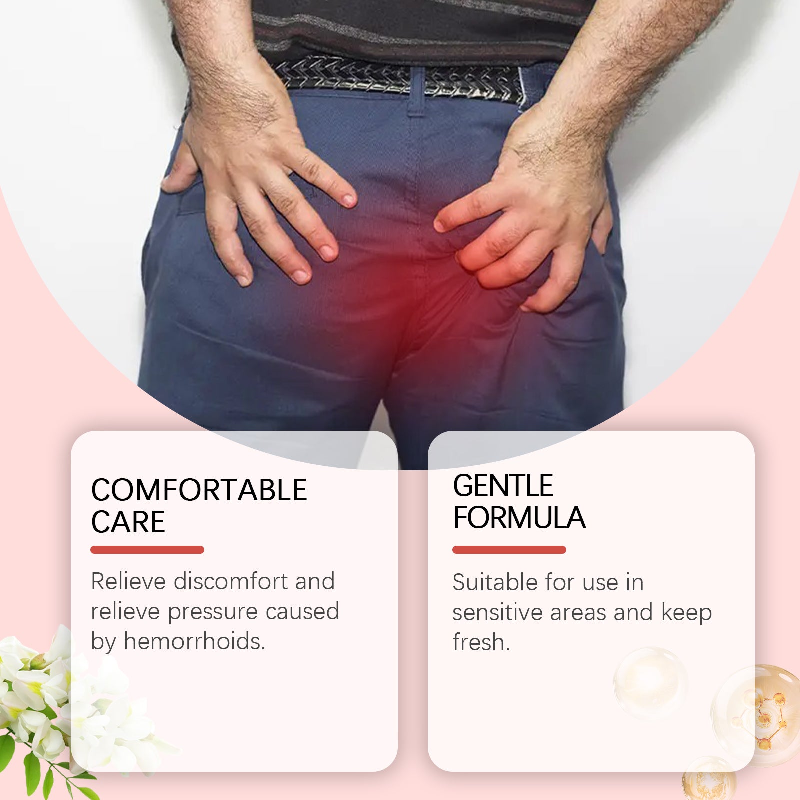 Herbal Care Cream Relieves Discomfort Repair Body Herbal Ingredients Gentle Care Soothing Cream