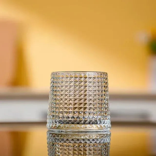 Mountain View Glass Cup Fuji Mountain Tibetan Mountain Cup  Japanese Whiskey Wine Cup Household High Beauty Water Bottle