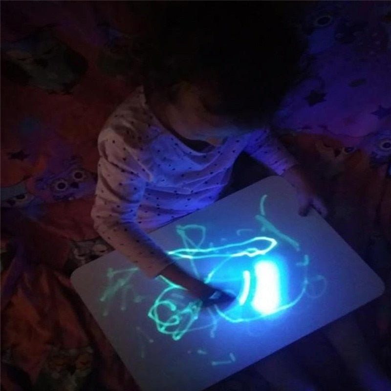Draw With Light Fun  Glowing Paint Glow Light Tablet Draw With Light Fun And Developing Toy