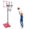 Portable Basketball Goal System with Stable Base and Wheels use for Indoor Outdoor teenagers youth