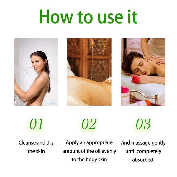 Handcrafted Body Oil, Moist Curing Firming Skin Relief Fatigue Plant Aroma Aromatic Therapy Oil