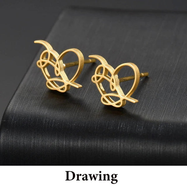 DIY Cutsom Drawing Art Necklaces Personalized Stainless Steel Kids Artwork Logol Pendant Jewelry Gifts for Family Children