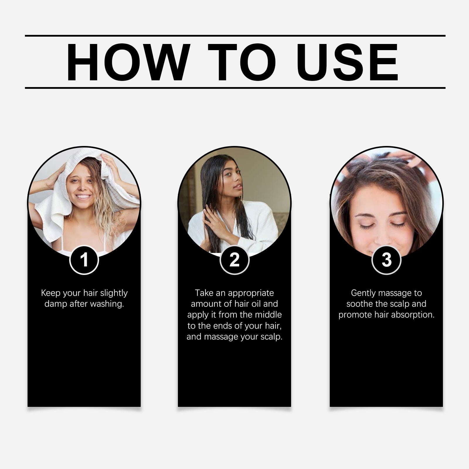 Herbal Hair Care Essential Oil Repair Dry, Hydrating, Smooth And Improve Frizzy Hair Care Essence