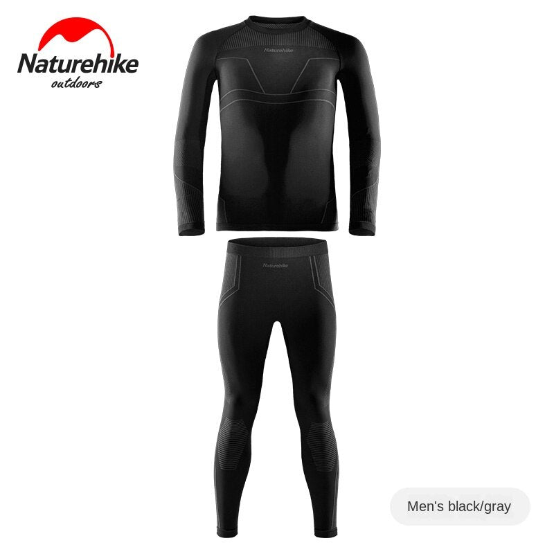 Naturehike Clearance promotion Quick-drying underwear suits for men and women skiing outdoor function wicking thermal underwear