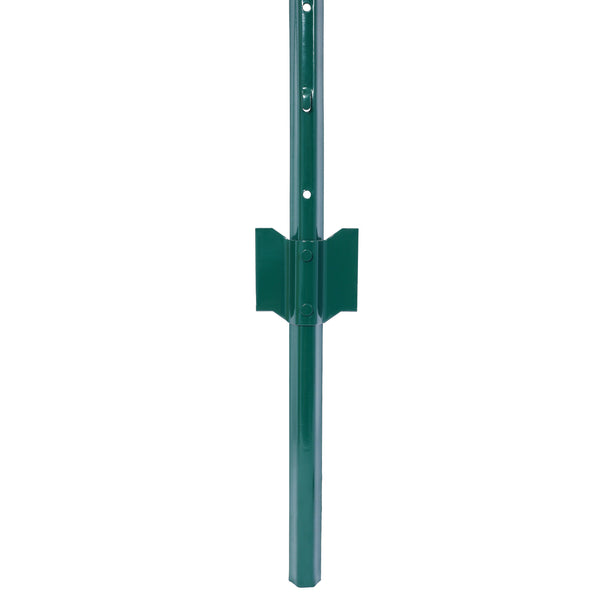 Fence post 3-foot-10 pack, heavy-duty metal fence post with U-shaped groove