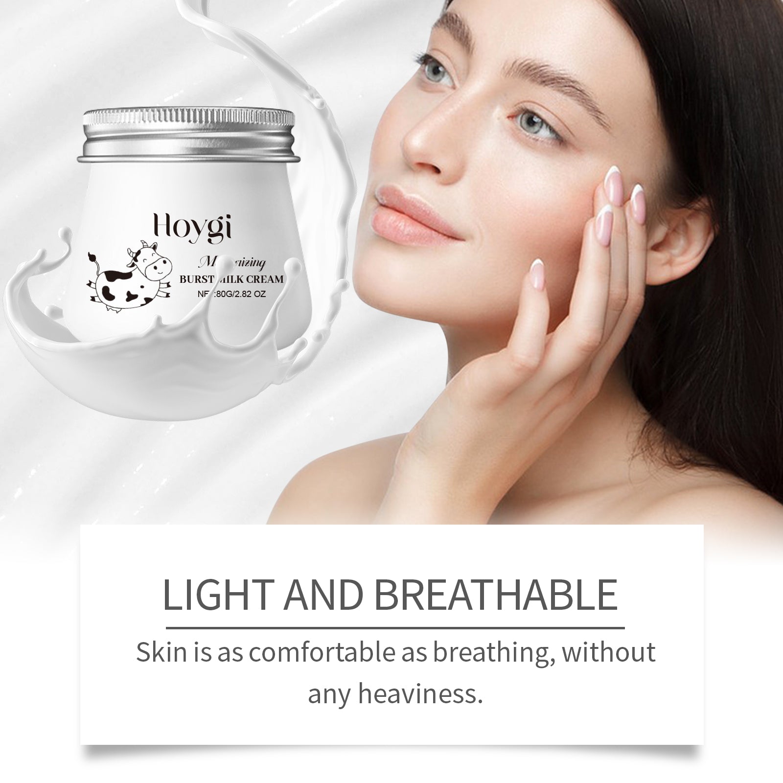 Hydrating Moisturizing Milk Cream Brightening Skin Even Tone Nourishing Moisturizing Concealer