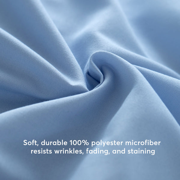 Kasentex Duvet Cover Bedding Set with Duvet Cover, Pillowcase, Fitted Sheet, Hypoallergenic and Breathable, Room Decor, Graduation Gifts