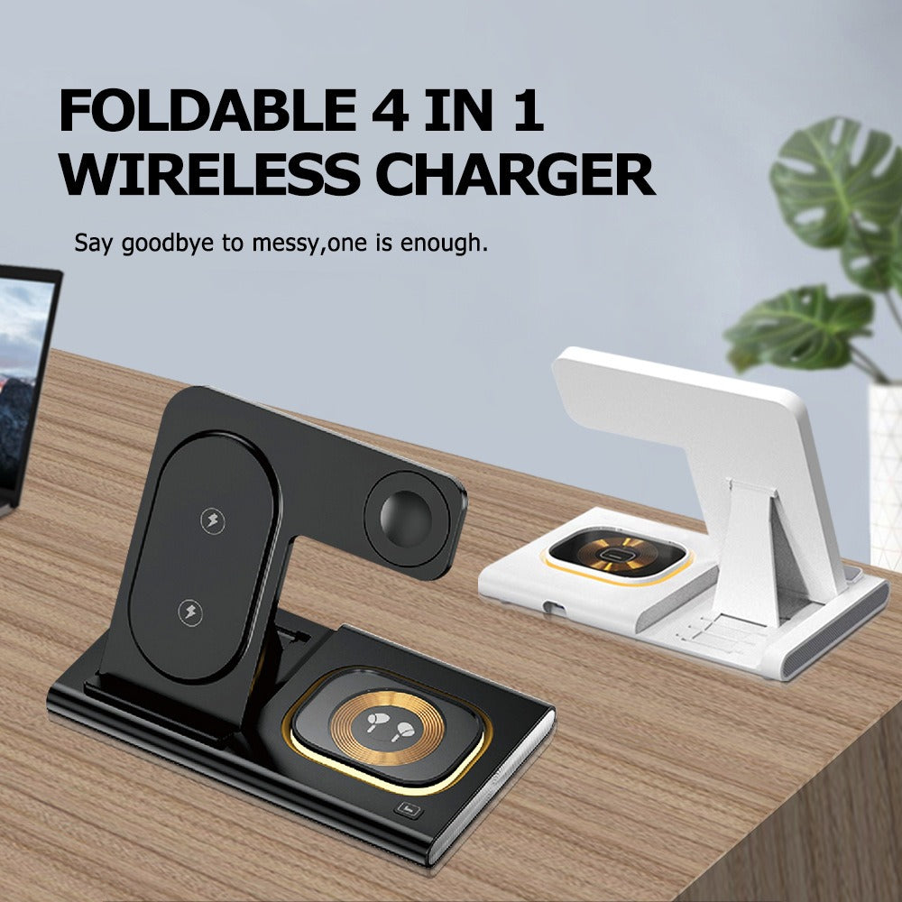 3-in-1 wireless charger supports fast charging and multifunctional wireless charging