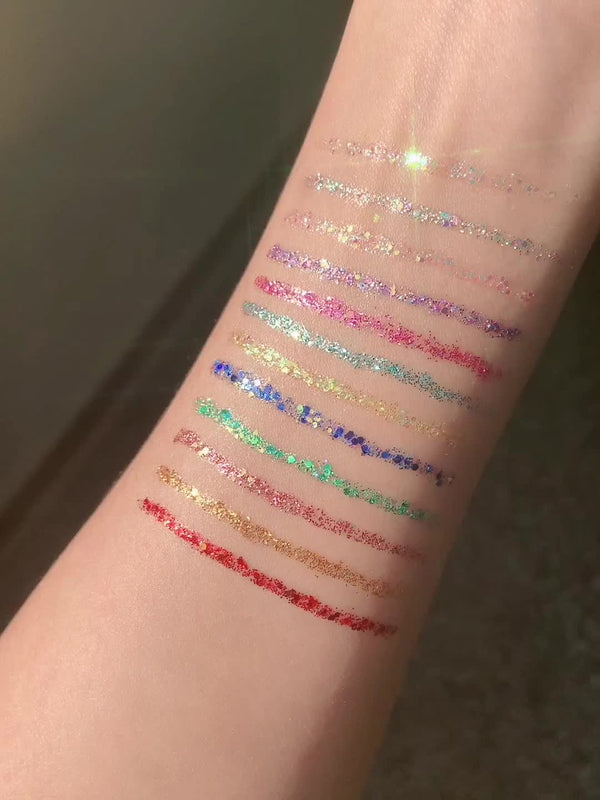 HANDAIYAN Symphony Eyeliner Eye Shadow Dream Shiny Eyeliner Jelly Bright Sequin Eyeliner Eye Shadow