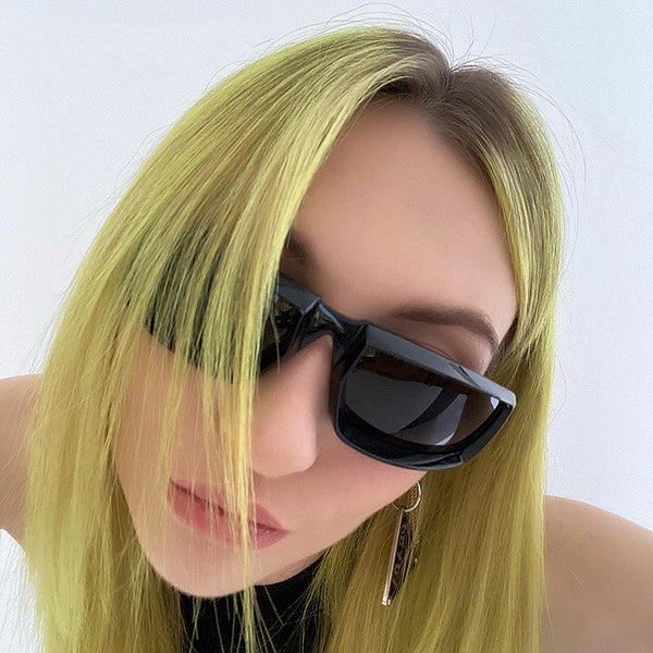 Sunglasses Men's Steam Punk Sunglasses Women's Anti Ultraviolet Personalized Riding Glasses