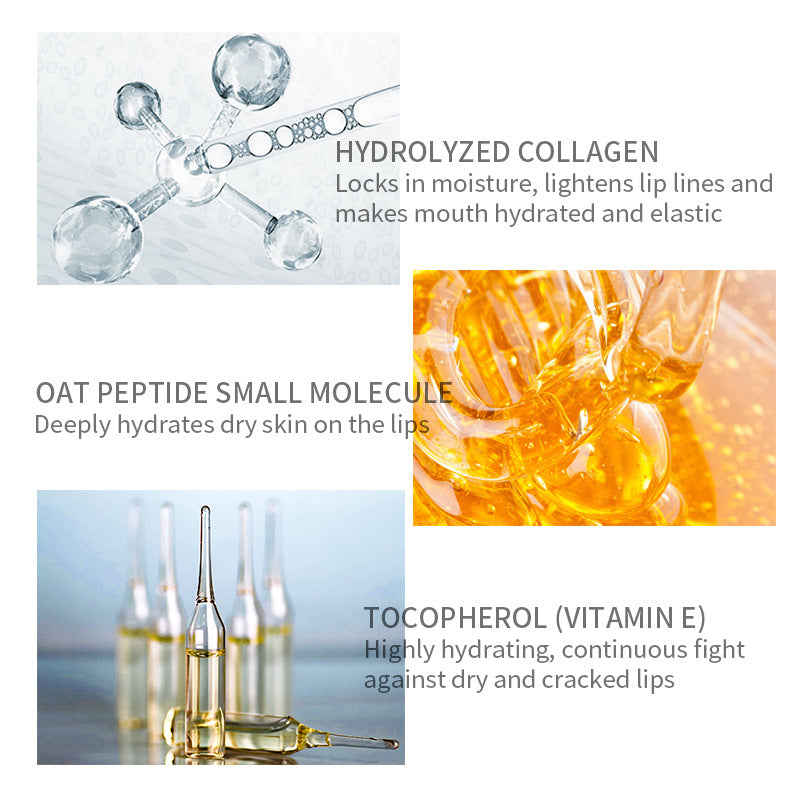 Fit Colors Moisturizing Lip Mask Lip Patch Single Piece Independent Packaging Fade Fine Lines Lip Care Lip Mask