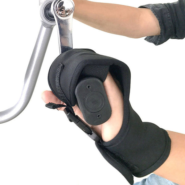 1PC Rehabilitation Hand Brace Gloves Help stroke or Finger weakness patient to hold the handle of Physiotherapy Bike