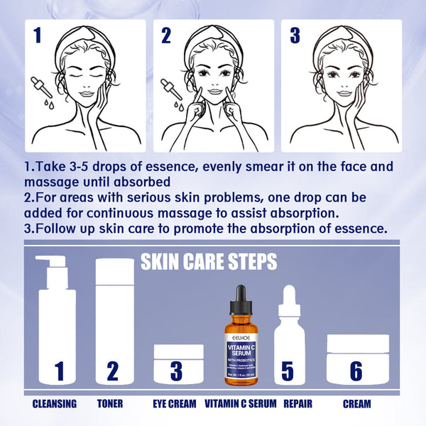 Anti-aging Vitamin C Facial Essence, Reduces Spots Acne Fine Lines, Moisturizes Facial Essence