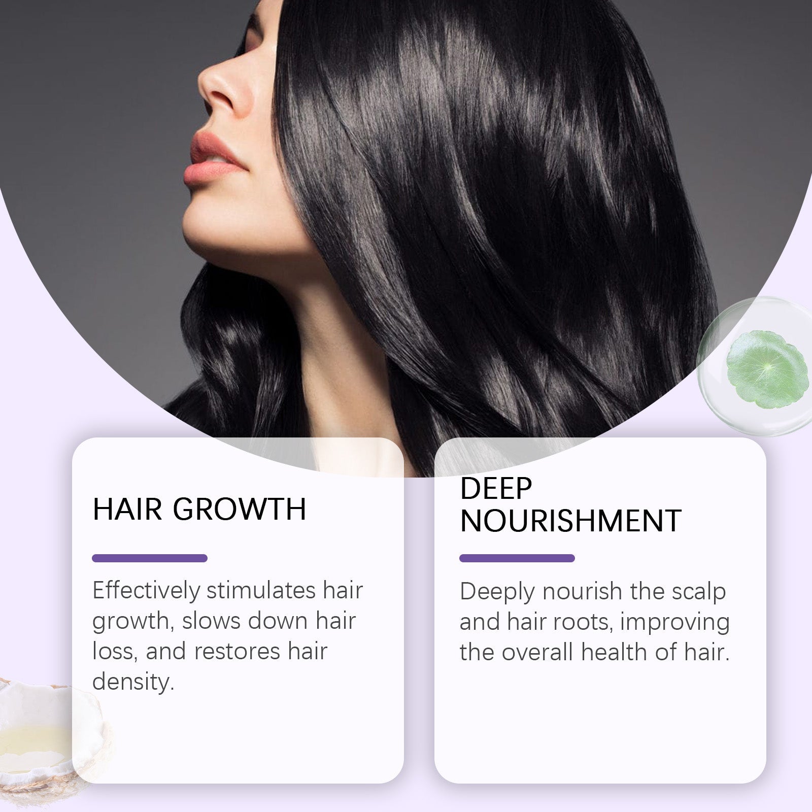 Hair Essence, Moisturizes And Nourishes Hair, Softens And Improves Hair Quality