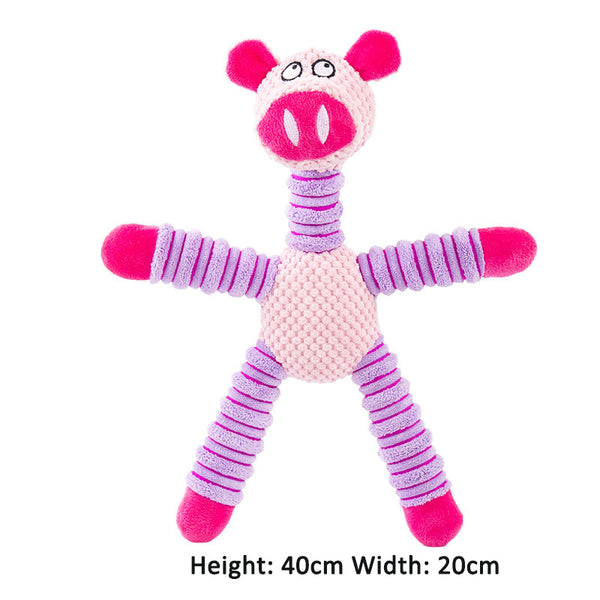 Large Letter Toy Elephant Bear Pig Animal Sound Toys for Pets