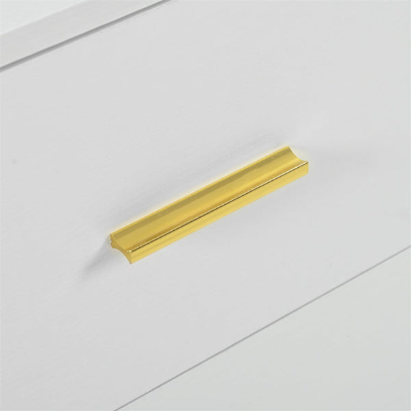 Modern White 9-Drawer Dresser for Bedroom - Ample Storage Wide Chest of Drawers, Sturdy & Safe