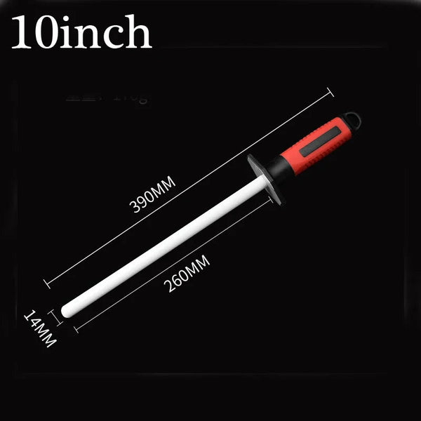 Knife Sharpening Rod Ceramic 10/12Inch Knife Sharpener Sharpening Steel Quickly Sharpening System Professional Kitchen Tool