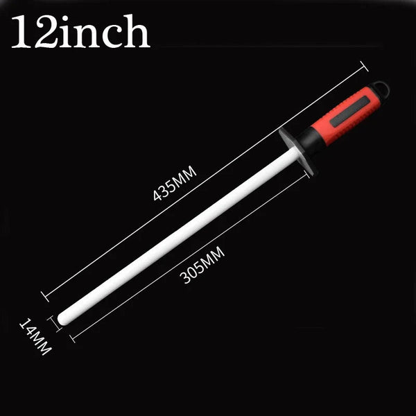 Knife Sharpening Rod Ceramic 10/12Inch Knife Sharpener Sharpening Steel Quickly Sharpening System Professional Kitchen Tool