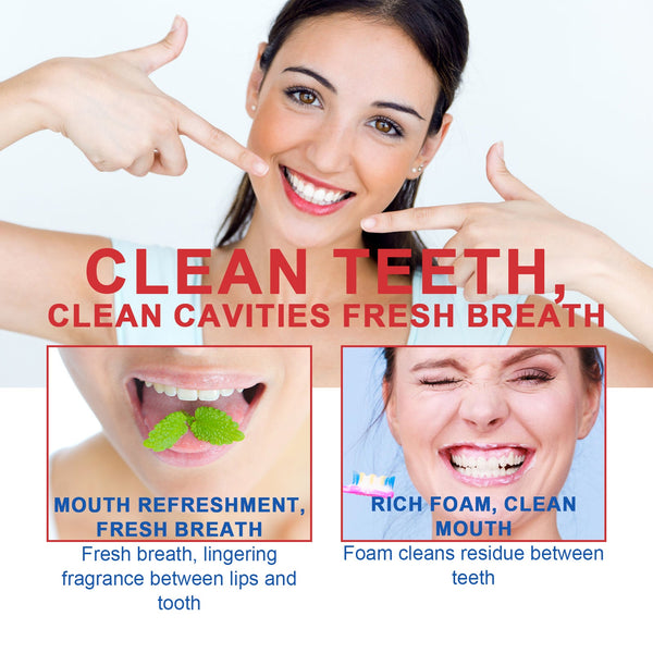 Probiotic Brightening Toothpaste, Oral Cleaning Remove Odor Stains White Teeth Gum Care Toothpaste