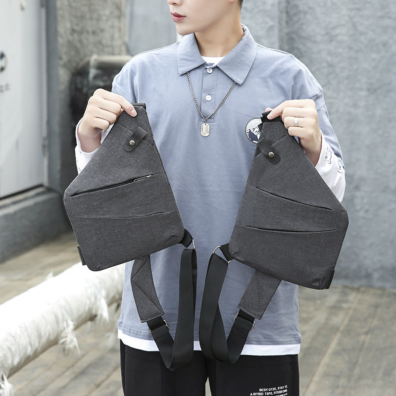 Multi functional sports waist bag single shoulder anti-theft bag lightweight and close fitting chest bag