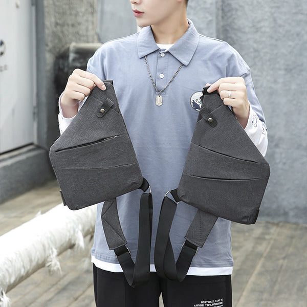 Multi functional sports waist bag single shoulder anti-theft bag lightweight and close fitting chest bag