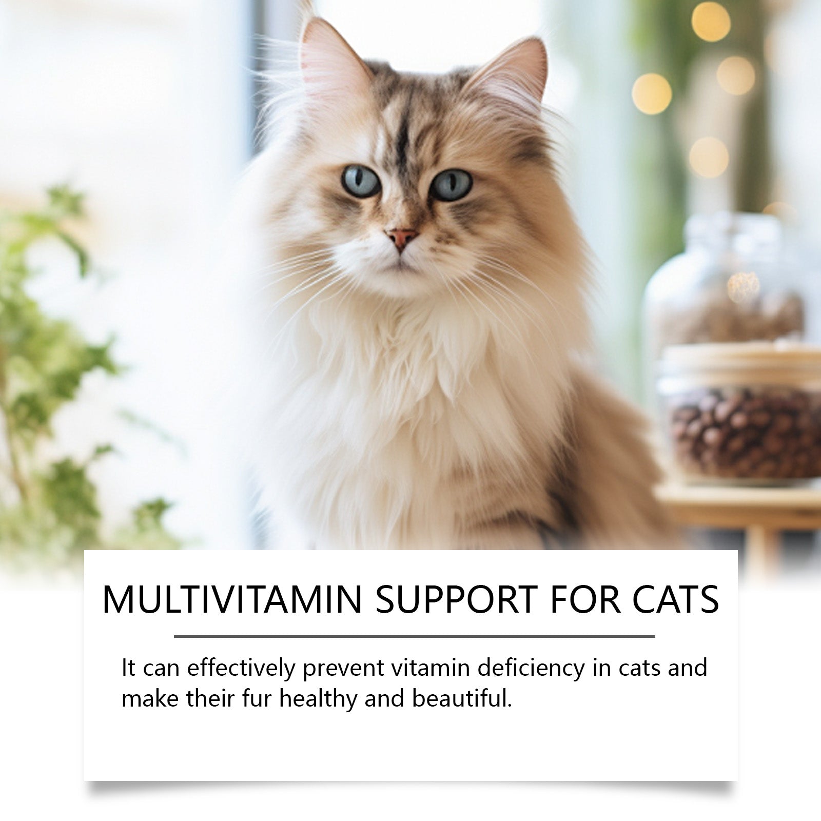 Pet Cat Multivitamin Tablets, Cats Supplement Vitamin Micronutrient Nutritional Supplements