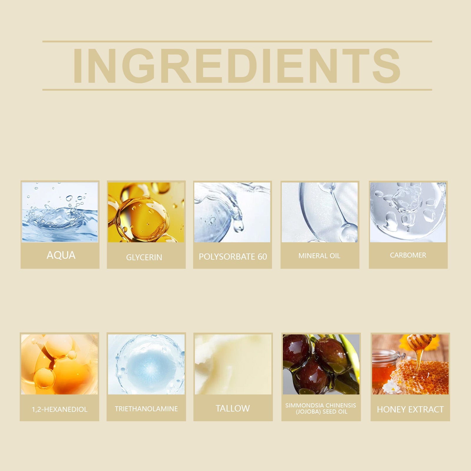 Tallow Moisturizing And Soothing Face Cream Butter Honey Moisturizing Cream Hydrating Cream Skin Lotion