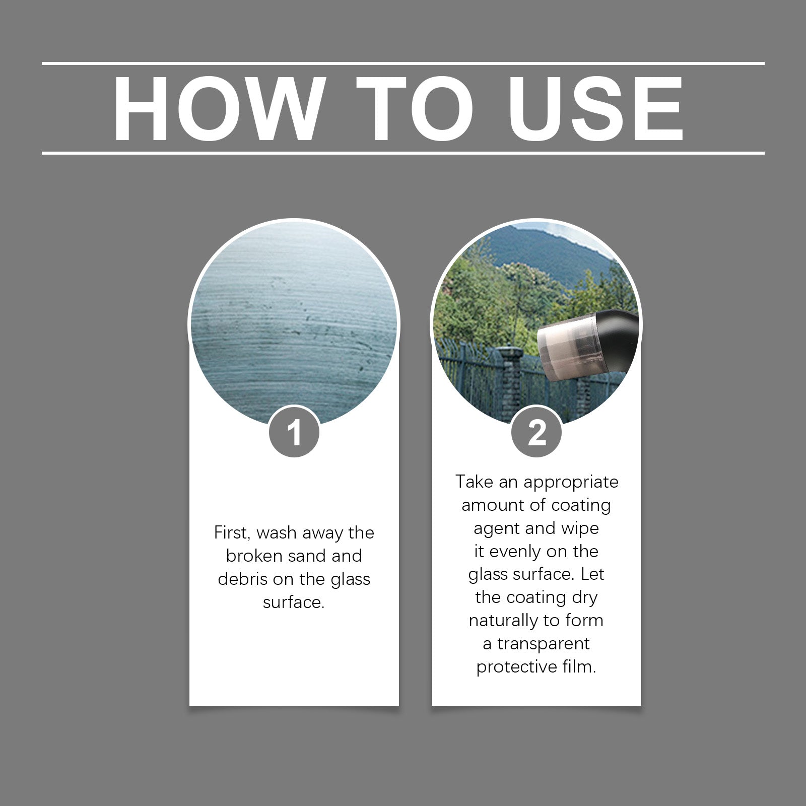 Automotive Windshield Coating Agent Windshield Stain Removal And Rain Protection Cleaning Vehicle Coating Agent