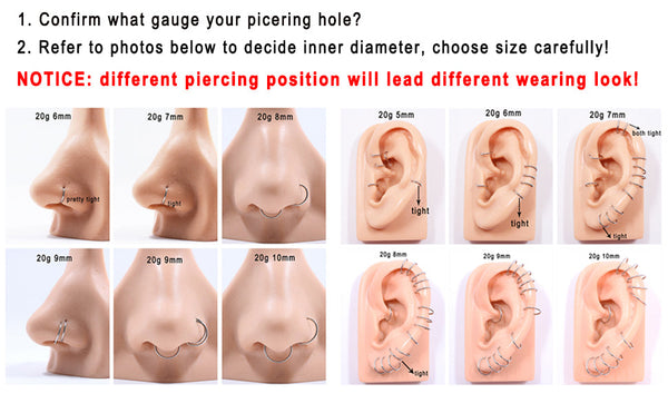 18g- steel hoop-silver-10-1