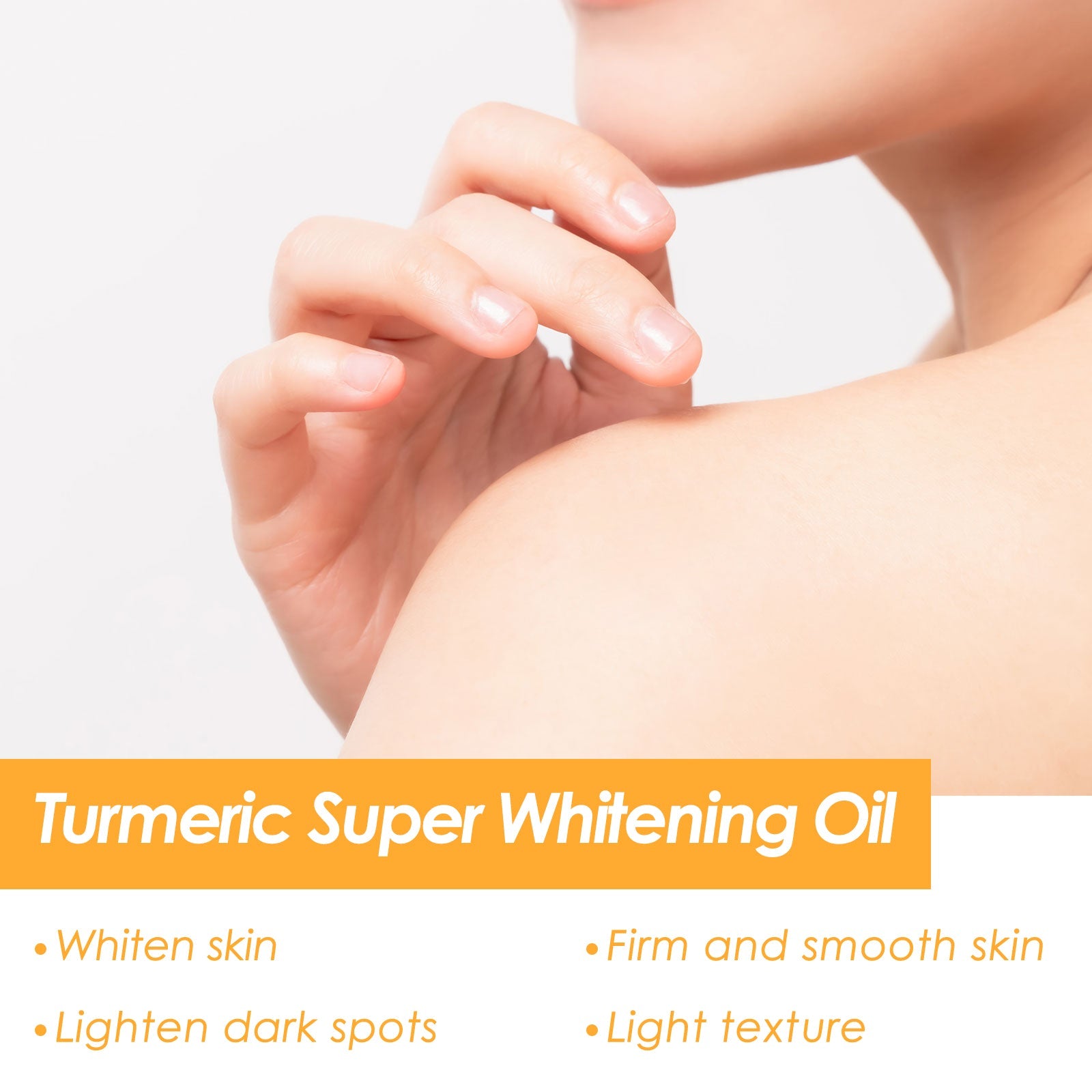 Turmeric Super Whitening Oil , Repair Skin Barrier Soft, Firming, Whitening, Brightening And Fading Joint Blacknessming And Hydrating Eye Patch