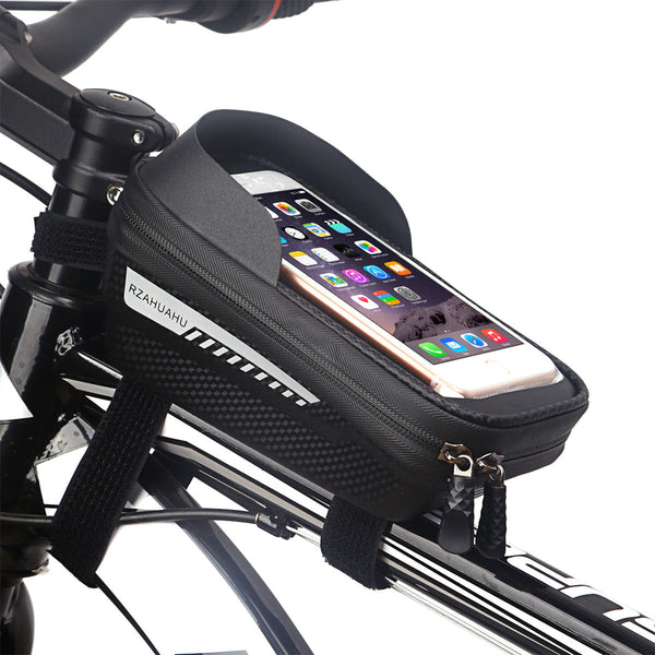 Hard Shell Bicycle Bag Front Beam Bag Mountain Bike Mobile Phone Touch Screen Upper Tube Bag Saddle Bag Riding Equipment